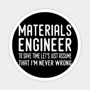 materials engineer Magnet